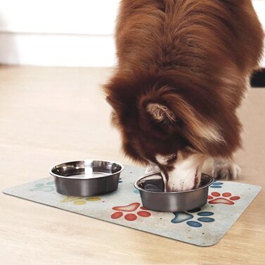 Захисна гумова підкладка Emmevi для миски, неслизька, 50x70 см, для собак та котів