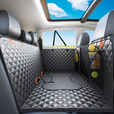 Захист сидіння заднього пасажира для собак, жорстка основа, захист сидіння вантажівки, велике подовження сидіння для собак, авто-покриття для домашніх тварин, водовідштовхувальне, гамак для собак, аксесуари для подорожей у вантажівці