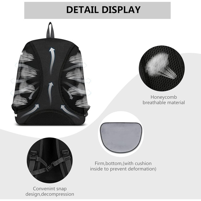 Рюкзак для собак та котів PETCUTE: зручний та практичний для подорожей, хаджінг, кемпінгу. Чорний колір.