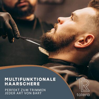 Набір професійних перукарських ножиць з гребінцем та екіпежем | Ножиці для стрижки та проріджування волосся - гострі та точні - унісекс перукарські ножиці та ножиці для проріджування