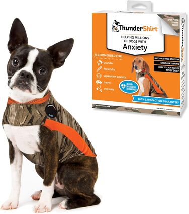 Сорочка для собак Thundershirt, сірий колір, розмір X-Small, камуфляж