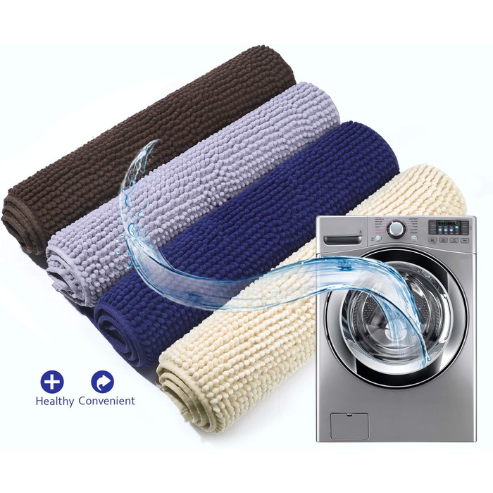 Килимок для котячого туалету VIVAGLORY, 80x50 см, бежевий. Захист від розсипання котячого туалету, машинне прання, неслизька та водонепроникна основа.