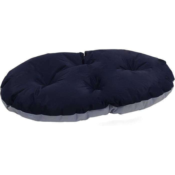 Матрац для собак Rosewood Tough & Mucky 95, водовідштовхувальний, розмір L, 81 см, чорний/сірий, 58 x 83 x 10 см