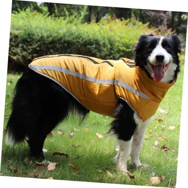 Жовтий водонепроникний дощовик для собак, дощовик для цуценят, 50x60 см