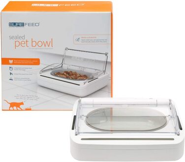 Sure Petcare SureFeed годівниця для котів та маленьких собак, автоматична, герметична, біла