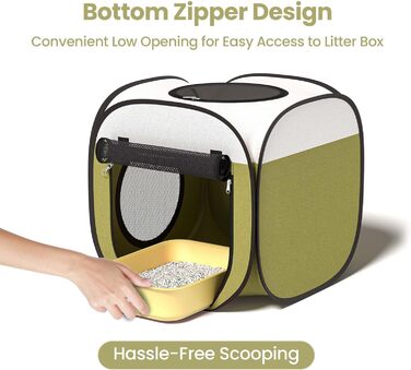 Переносний вольєр для котів та собак, водовідштовхувальний, міцний, для дому та вулиці, Pop-up, з сумкою, для подорожей та кемпінгу