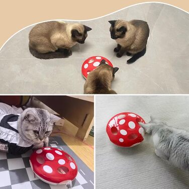 Інтерактивна іграшка для котів Namsan з інфрачервоним сенсором, USB-C зарядка, тиха, електрична - зелений (червоний)