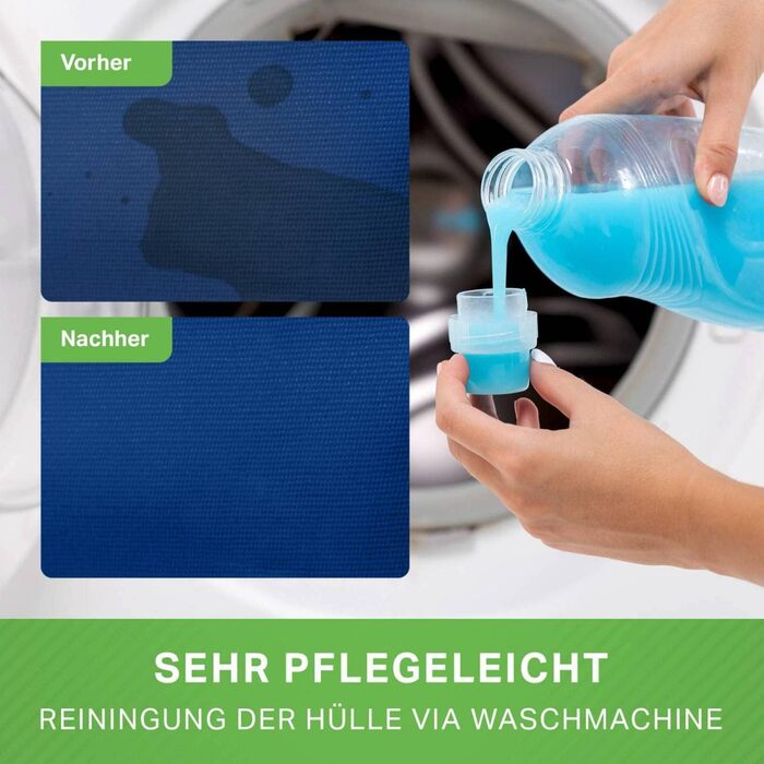 Килимок для собак великих та середніх порід Green Bean 140x180 см: м'який лежак, подушка, ліжко для собак, собаче ліжко, лежанка для собак, диван для собак, блакитний