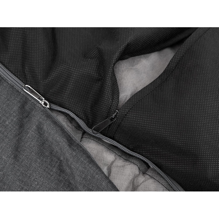 Ліжко для собак Joker - ліжко-кошик для собак маленьких, середніх та великих порід - м'яке ліжко для собак, диван для собак, знімний та пральний чохол, розмір L: 106 x 80 см (S - 64 x 49 см, Графіт Fancy)