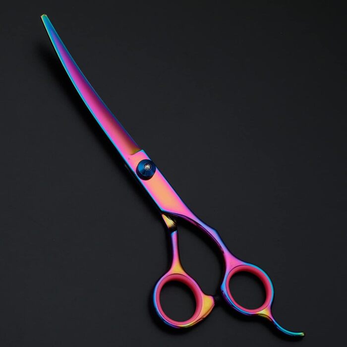 Набір для грумінгу собак, професійний, з нержавіючої сталі, безпечні кругові кінчики, 7-в-1, для собак та котів