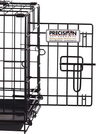 Клітка для собак Precision Pet, металева, 91,4 см, двоє дверей, для тварин 22,7-31,8 кг