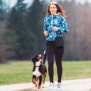 Сумка для собак Hanwell для ласощів та іграшок з дозатором для відходів, водонепроникна, сіра