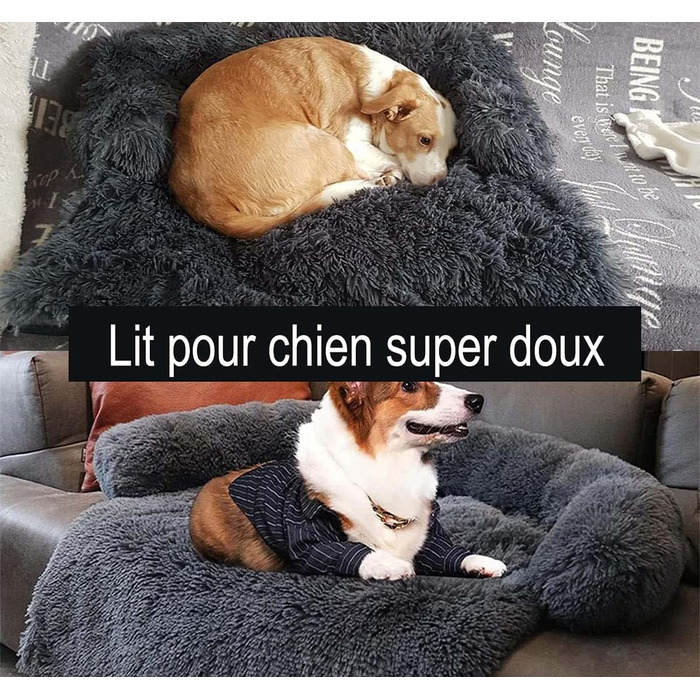 М'яка килимок-підстилка для собак Yuly Weiche, захист меблів, 90x80 см