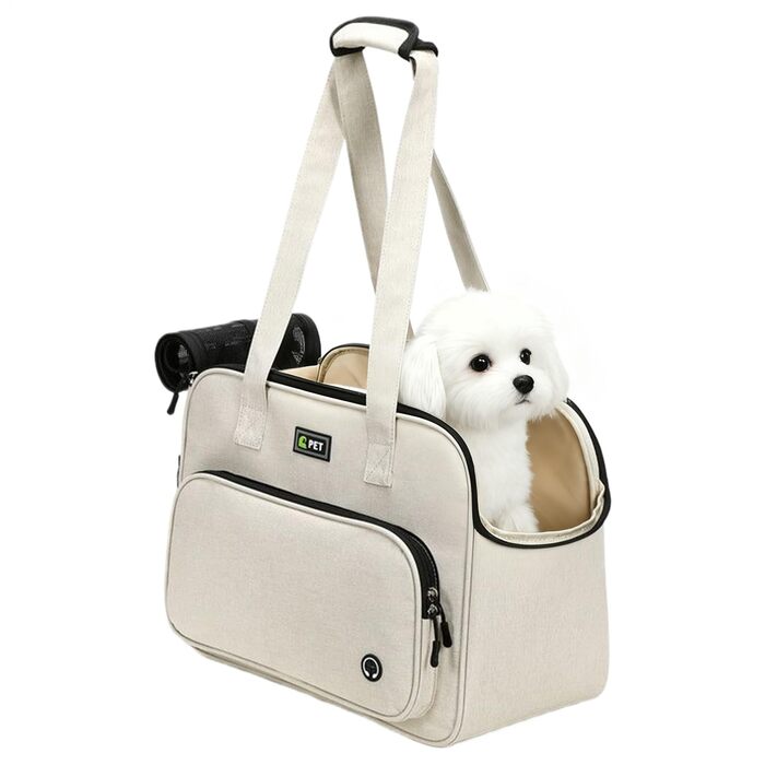 Сумка-переноска для собак | Рюкзак-переноска з м'якою сумкою та ременем | Легка переноска для транспортування тварин | Для собак, кроликів, котів, до ветеринара, на пікнік, прогулянку, в парк, для покупок, в подорож