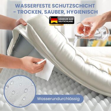 Ортопедичне ліжко для собак ELONEO, великі породи - 122x89x20 см, кошик для собак з Memory Foam, вологостійкий та пральний килимок для собак, подушка для собак, матрац для собак з м'якою оббивкою, Кремовий L 122 x 89 x 20 см Кремовий