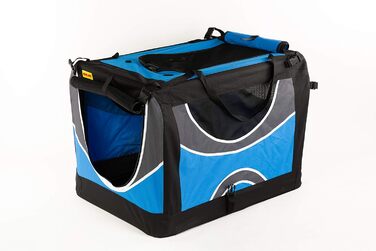 Транспортна переноска для собак CoolPet Box, 82х59х59 см, блакитна (туркІз)