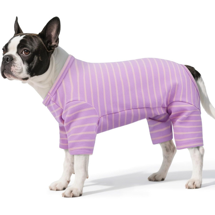 Піжама для собак LETSQK, теплий комбінезон для собак великих та малих порід, флісова піжама, еластична, для прання в машині, крій 