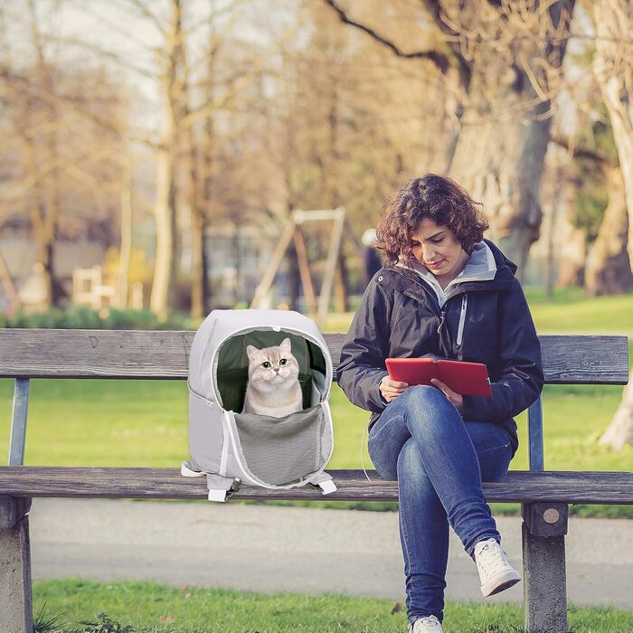 Транспортна сумка для котів та собак, водонепроникна, м'яка | Ідеальна для малих та середніх тварин у подорожах, на прогулянках та в авто