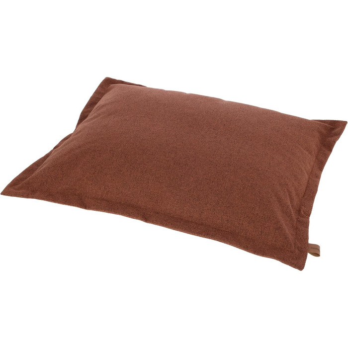 Матрац для собак Kerbl Oliver з піною з пам'яті, ортопедичний, для собак з проблемами суглобів, знімний чохол, Made in Italy, коричневий, 80x50x8 см