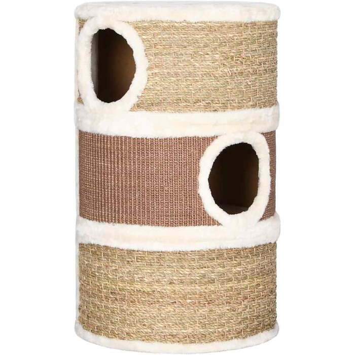 Котячий комплекс Gecheer з морського трави: кігтеточка, будиночки, 36x60 см