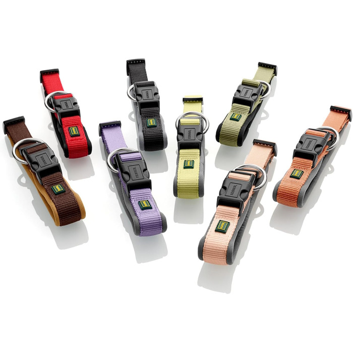 Нашийник для собак HUNTER Neopren Vario Plus, коричневий/карамель, розмір M-L/2.5