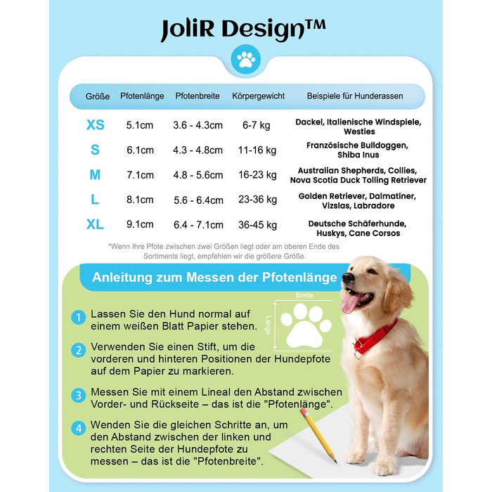 Чоботи для собак: захист лап, водонепроникні, зручні, дихаючі, антиковзні, легкі в догляді. Підходять для літа та зими (M, Blue)