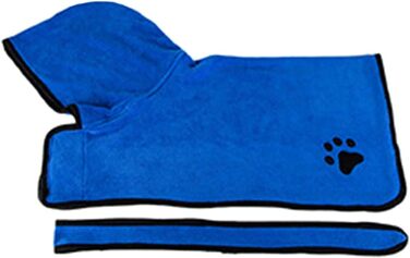 Піжама для котів та собак: вбираюче полотно, швидко сохне, синій L