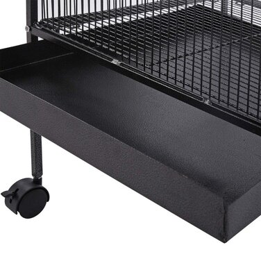 Клітка Wideshop 52 x 52 x 157 см, чорна