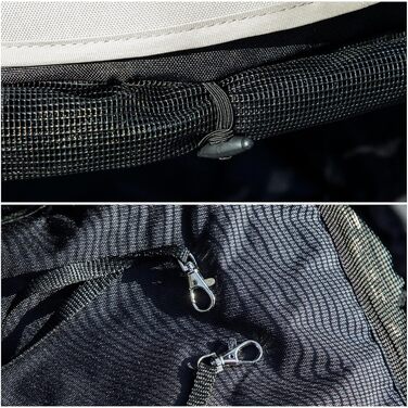 Візок для собак PawHut - блакитний, з розкладним сонцезахисним козирком, зручним килимком та кишенькою для речей