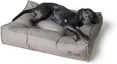 Ліжко для собак HUNTER Lancaster, степване, з малюнком, м'яке, 100 x 70 см, сіре