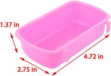 Набір мисок для дрібних тварин: хом'яки, миші, щури, їжаки, 4 шт.