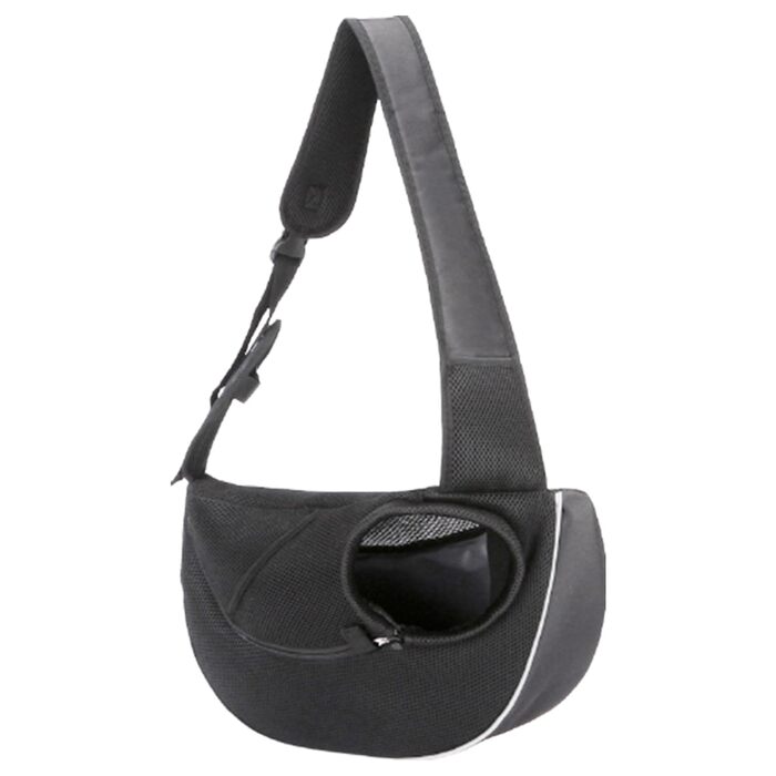 Сумка-переноска для собак та котів | Дихаюча тканина Оксфорд з сіткою | Зручна переноска для маленьких собак та кошенят | Складана переноска для подорожей з регульованим ременем