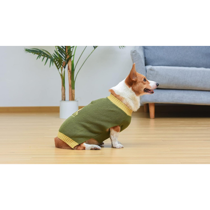 Пуловер для собак Star Wars Boba Fett, розмір M (Medium) | Пуловер для собак Boba Fett | Одяг для домашніх тварин, пуловер для собак | Подарунок для шанувальників Star Wars, подарунок Boba Fett, зелений