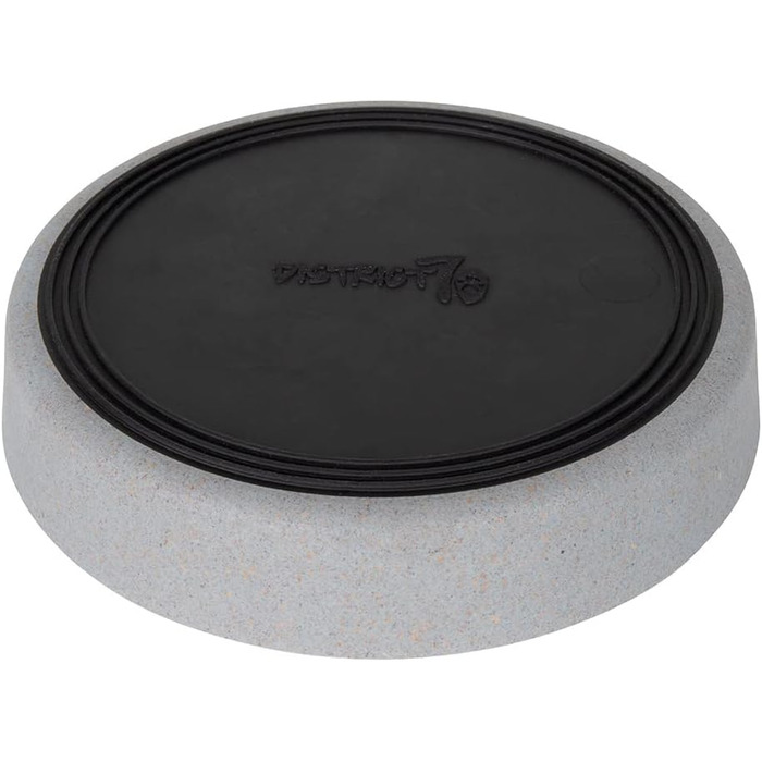 District 70 Повільний годівник для котів з бамбуку, діаметр 13,5 см, колір Ice Blue