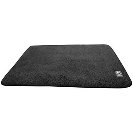 Підстилка для собак Farm-Land PRO-THERMO, 70x100 см, чорна, з штучним хутром