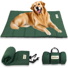 Водонепроникний килимок для собак EpicRove 110x68 см - неслизький, миючий, для подорожей, авто, кімната, для собак та котів (зелений)