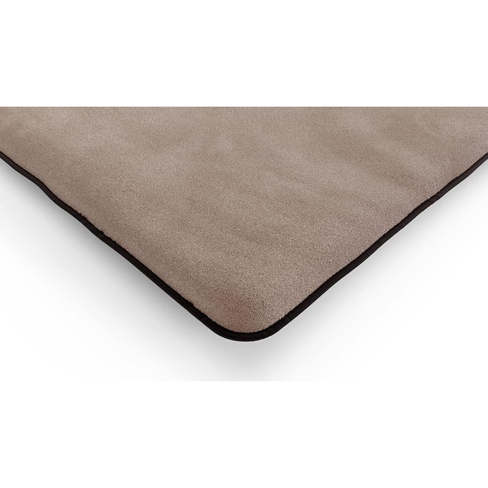 М'яка подушка-вкладиш для ліжка собаці Knuffelwuff, форма Globetrotter, розмір L, коричнева