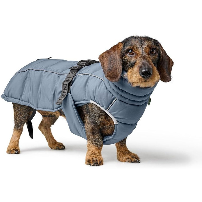 Теплий водовідштовхуючий теплий одяг для собак HUNTER Paxson для такс, колір карамель, розмір 40, з відбиваючими елементами