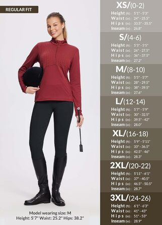 Чорні зимові штани для верхової їзди Baleaf з флісу (повний пояс), з кишенями на блискавці, легінси, розмір L