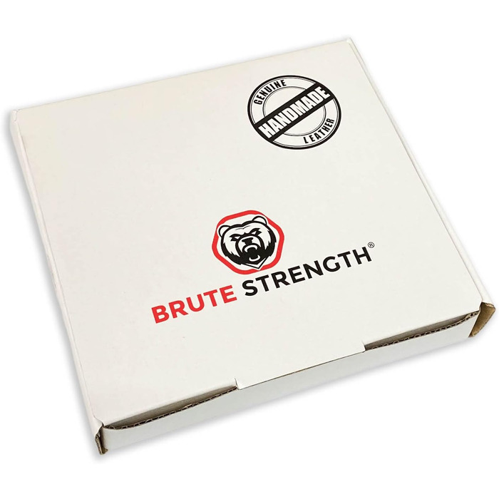 Нашийник для собак Brute Strength з натуральної шкіри, темно-зелений (L, 46-53 см)