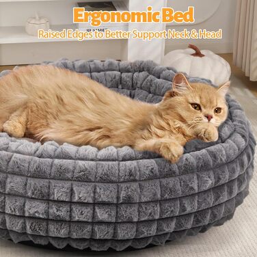 Кігтеточка-ліжко для котів XIAPIA, 58x20 см, сіре, м'яке та тепле, з ортопедичним дном