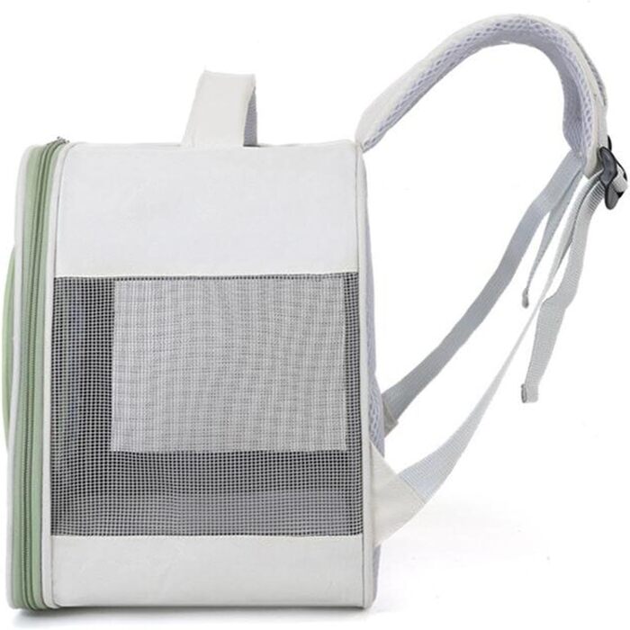 Рюкзак для тварин Kowaku: зручний переносник для собак та котів з вікном та ременем, оранжевий