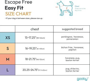 Gooby Escape Free Easy Fit шлейка для собак, протиутечна, синя, розмір L