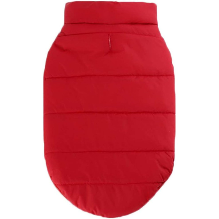 Теплий зимовий теплий жилет для собак з флісовою підкладкою, червоний (XS: 35 см)