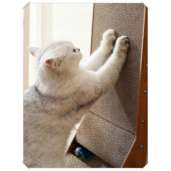 Низька кігтеточка K&M для котів до 60 см