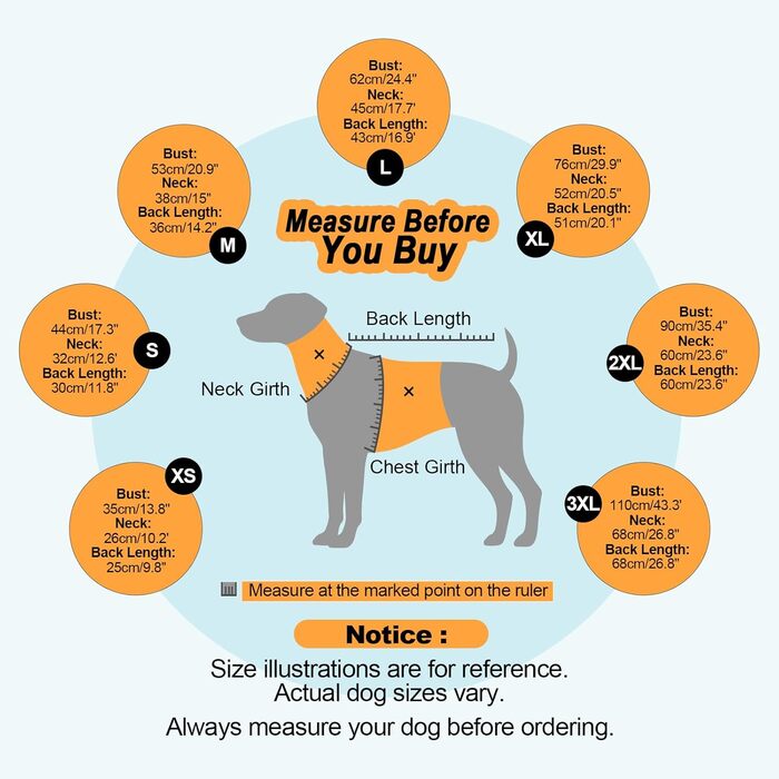 Зимова куртка для собак, тепла, водонепроникна, вітронепроникна, з флісу, для прогулянок та походів (Small, Синій та Оранжевий)