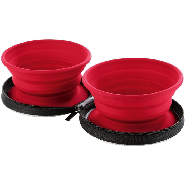 Силіконовий набір для годування Hunter з кишенею, 750 мл, червоний, універсальний розмір