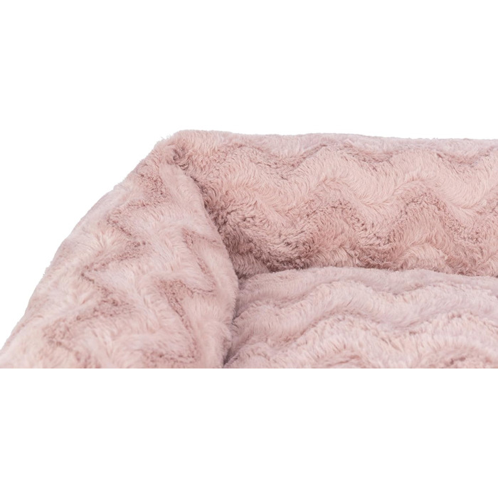 Ортопедичне ліжко для собак TRIXIE Vital Loki, 65x50 см, рожеве - м'яке ліжко з Memory Foam для маленьких собак, суглобово-захисне