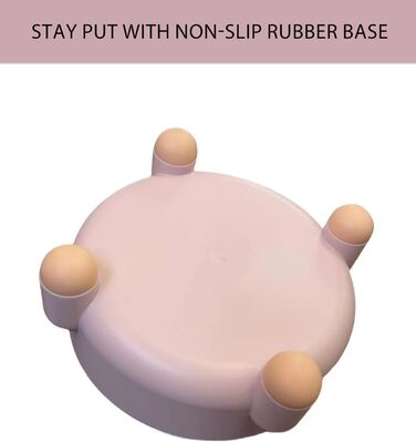 Миски для котів та собак з нержавіючої сталі, антиковзні, підняті, набір 2 шт (білі та рожеві)