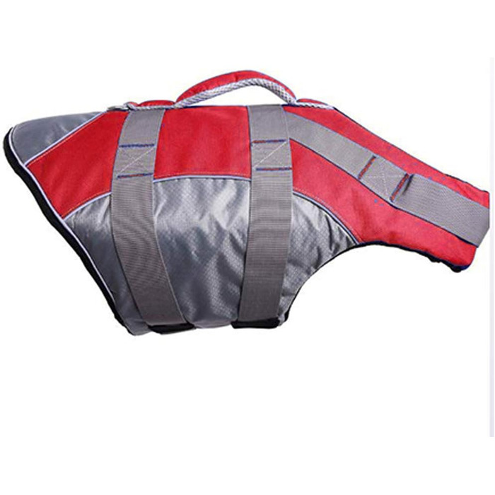 Жилет для собак PJDDP: рятувальний, світловідбиваючий, для плавання, червоний, розмір M